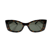 Saint Laurent - YSL Rectangular Cat Eye Havana Sunglasses