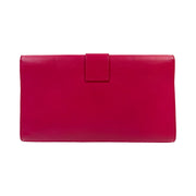 Saint Laurent - Y Ligne Fuchsia Leather Clutch