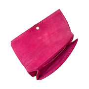 Saint Laurent - Y Ligne Fuchsia Leather Clutch