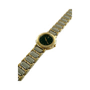 Saint Laurent - YSL Roman Bezel Black Dial 2 Tone Women's Watch