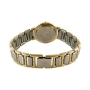 Saint Laurent - YSL Roman Bezel Black Dial 2 Tone Women's Watch