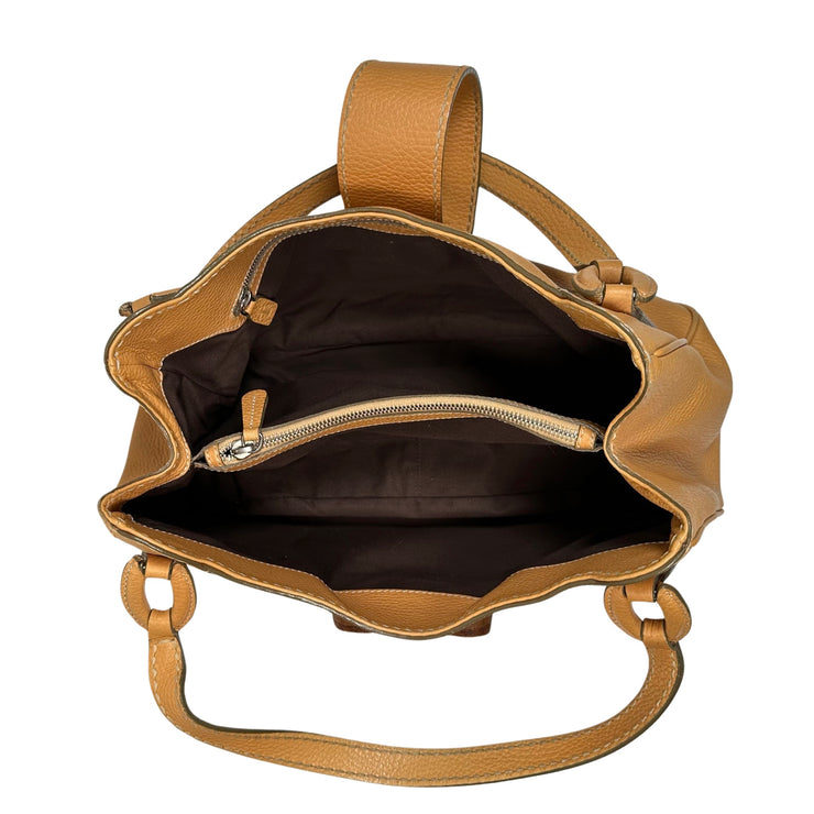 Tod’s - Tan Pebbled Leather Hobo Bag