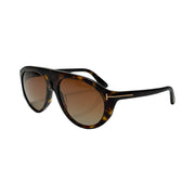 Tom Ford - Dark Brown Havana Rex Sunglasses