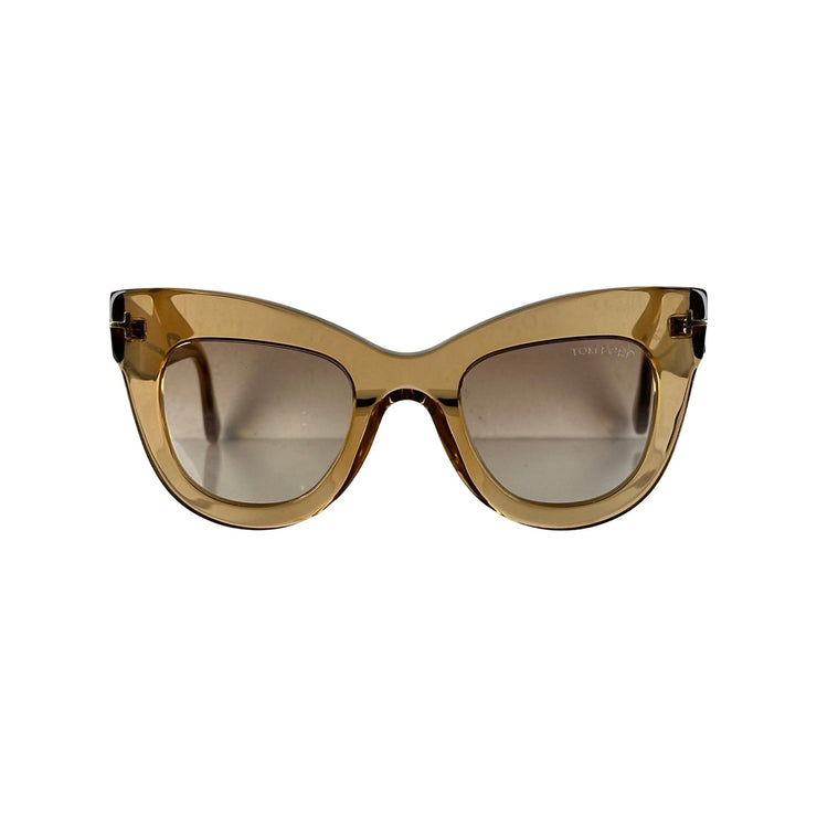 Tom Ford - Karina Honey Cat Eye Sunglasses
