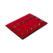 Valentino Garavani - Red Leather Rockstud Card Holder