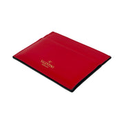 Valentino Garavani - Red Leather Rockstud Card Holder