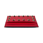 Valentino Garavani - Red Leather Rockstud Card Holder