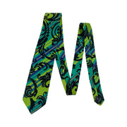 Versace - Avocado Striped Baroque Silk Tie