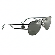 Versace - Medusa Aviator Sunglasses Silver Mirrored Lenses