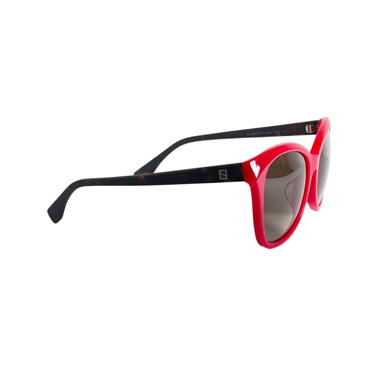 Fendi - Red & Woodgrain Sunglasses