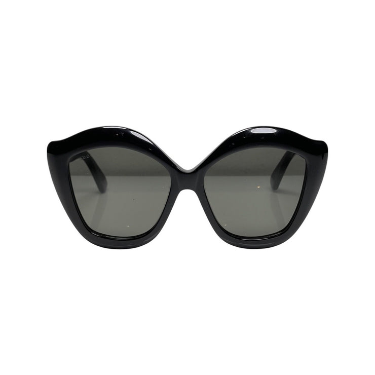 Gucci - Black Cat-Eye Kiss Sunglasses