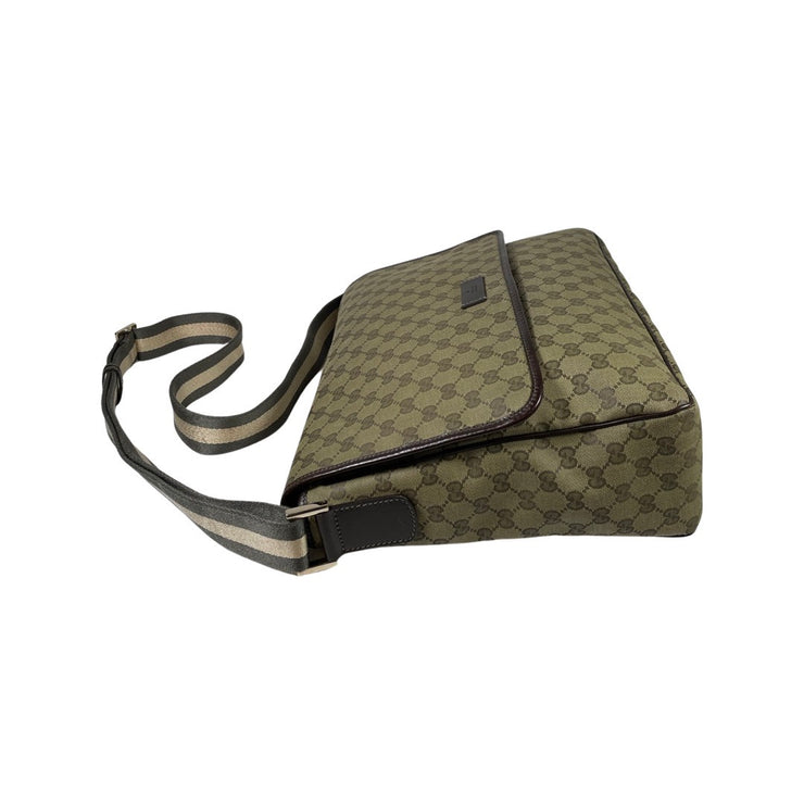 Gucci - GG Supreme Beige Coated Canvas Messenger Bag
