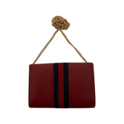 Gucci - Red Leather Rajah Crossbody