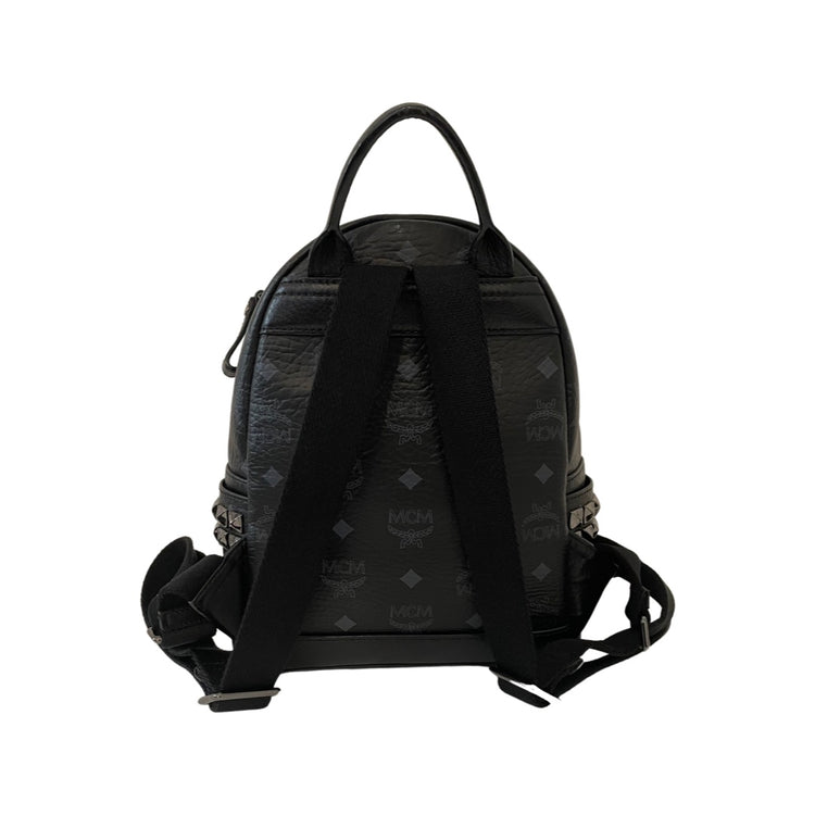 Mcm mini backpack black hotsell