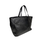 Saint Laurent - YSL Black Leather East West Tote w/ Pouch