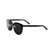 Saint Laurent -  YSL NEW Round Black w/ Silver Sunglasses